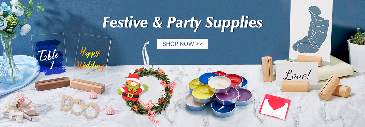Festive & Party Supplies
Shop Now