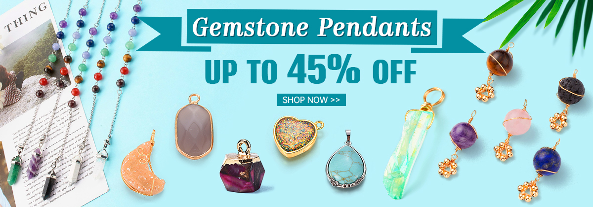 Gemstone Pendants
Up to 45% OFF