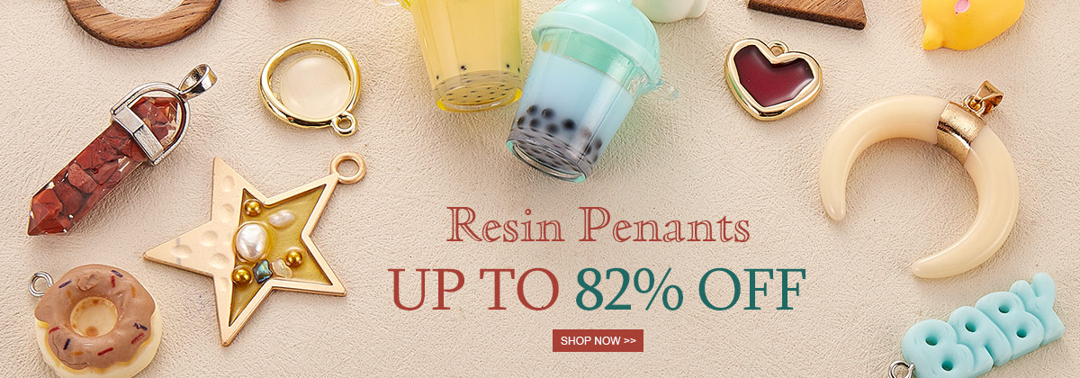 Resin Pendants Up To 84% OFF
