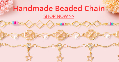 Handmade Beaded Chain