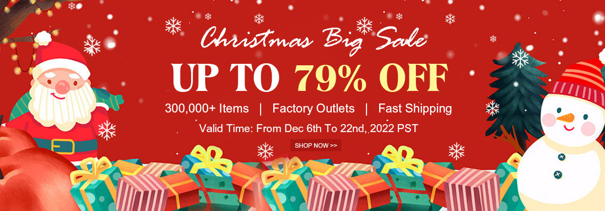 Christmas Big Sale Up To 79% OFF