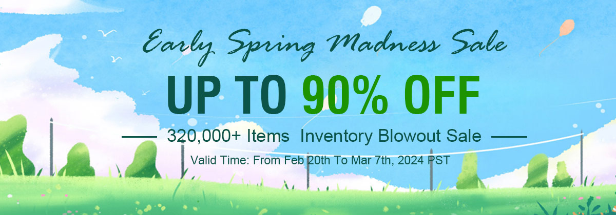 Early Spring Madness Sale Up To 90% OFF
