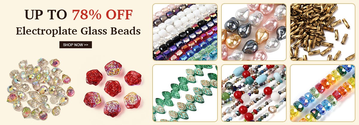 Electroplate Glass Beads Up To 78% OFF