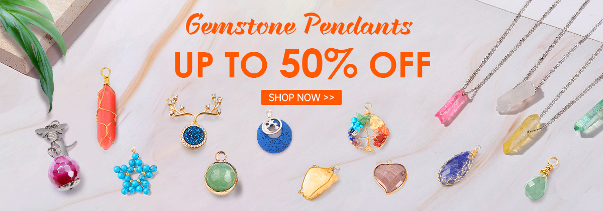 Gemstone Pendants
Up To 50% OFF
Shop Now