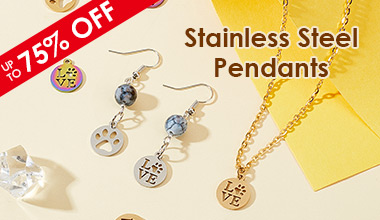 Stainless Steel Pendants                                                                           Up To 75% OFF