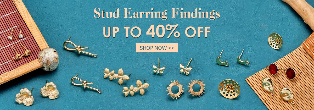 Stud Earring Findings
Up To 40% OFF
Shop Now