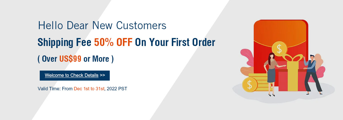 Shipping Fee 50% OFF on First Order

Up To 70% OFF
Valid Date:Oct 10th - Oct 26th, 2022 PDT