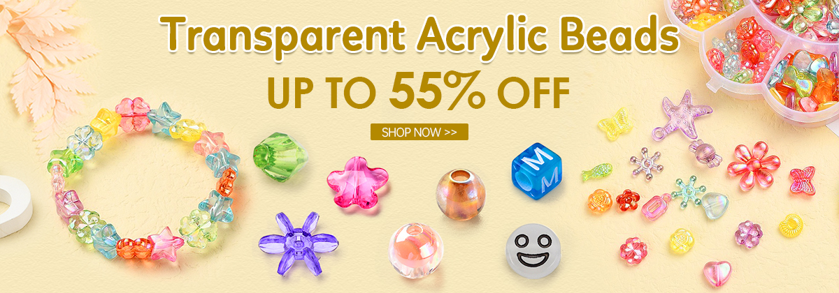 Transparent Acrylic Beads
Up to 55% OFF