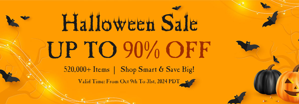 Halloween Sale Up To 90% OFF