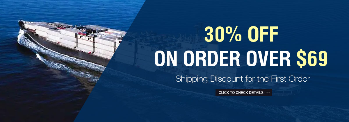 Shipping Fee 30% OFF on First Order